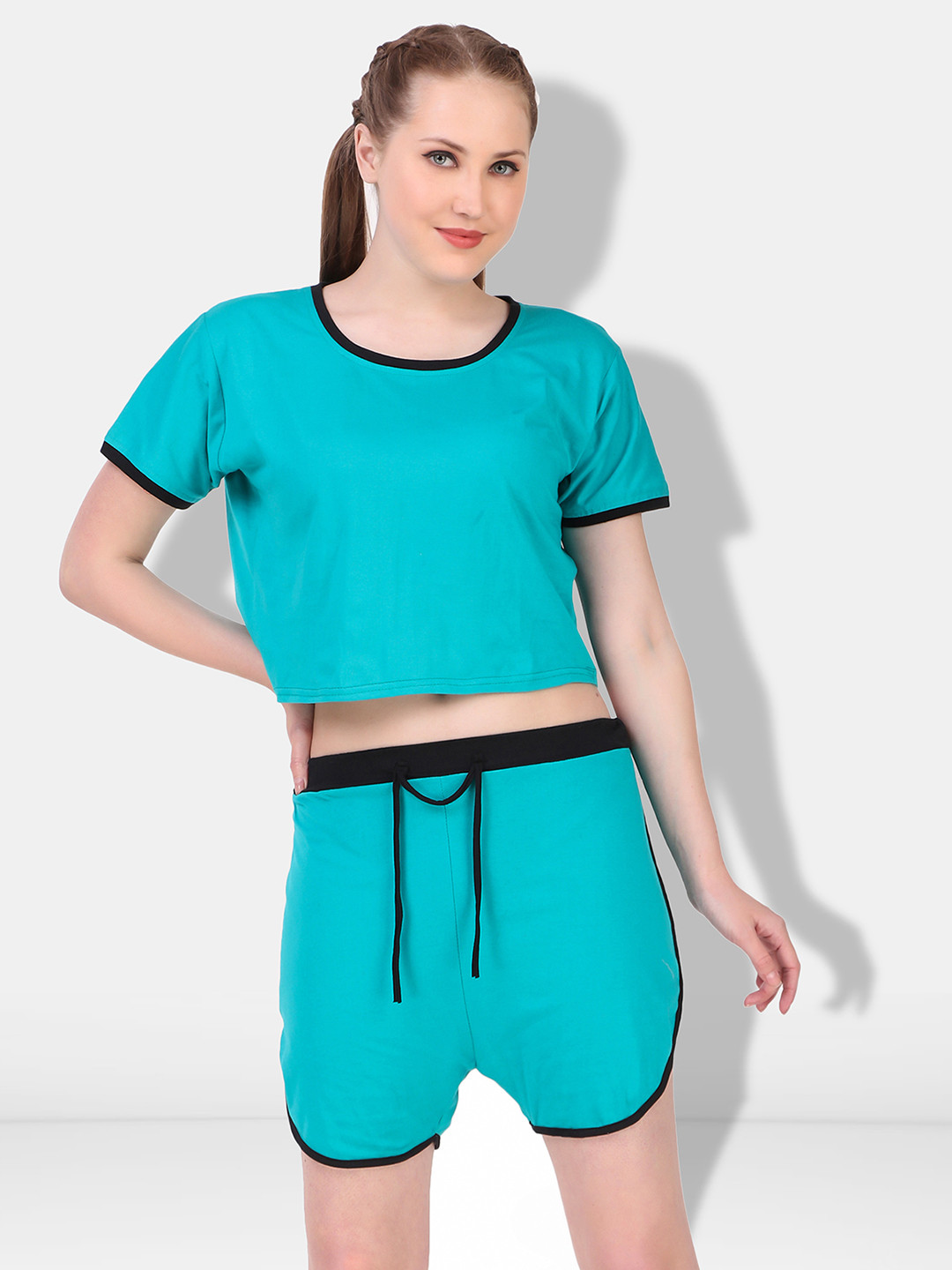 Be You Crop Top Night suit