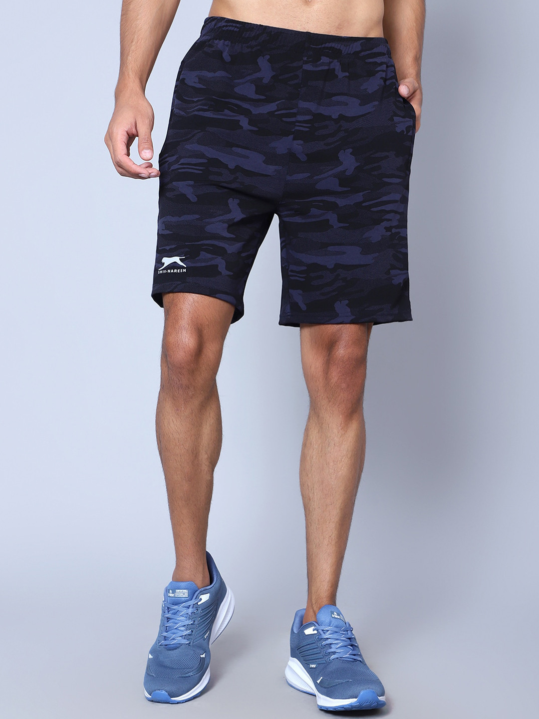 Shiv Naresh Men Camouflage Printed Sports Shorts