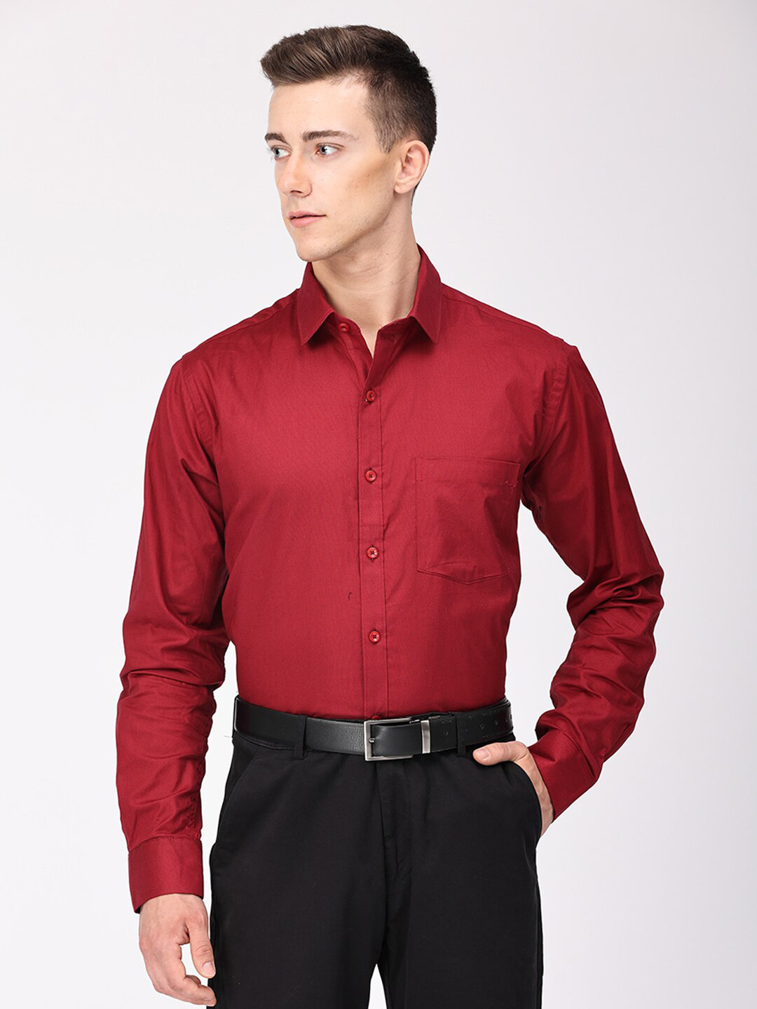 Copperline Comfort Slim Fit Cotton Formal Shirt