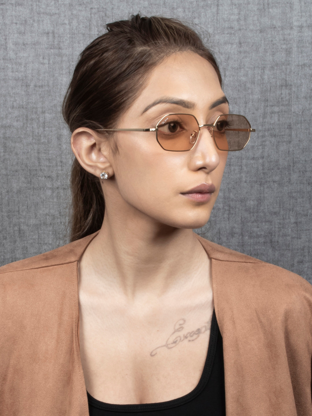 Ted Smith Lens & Wayfarer Sunglasses with UV Protected Lens