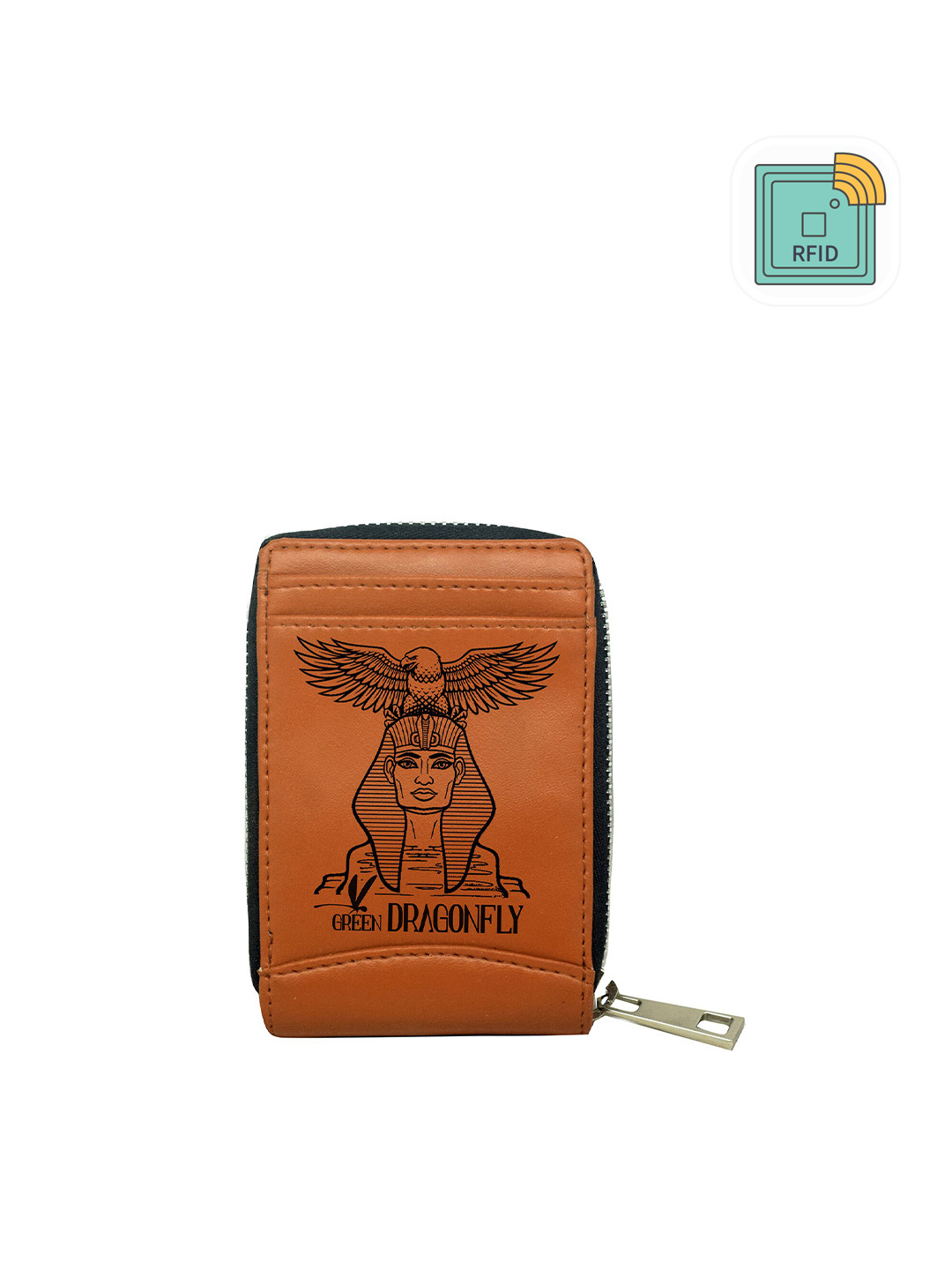 GREEN DRAGONFLY Printed Card Holder