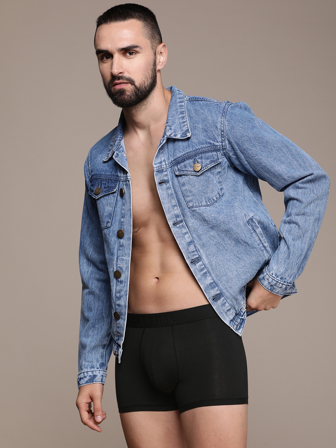 Calvin Klein Underwear Men Solid Trunks P3-NB2908UB1