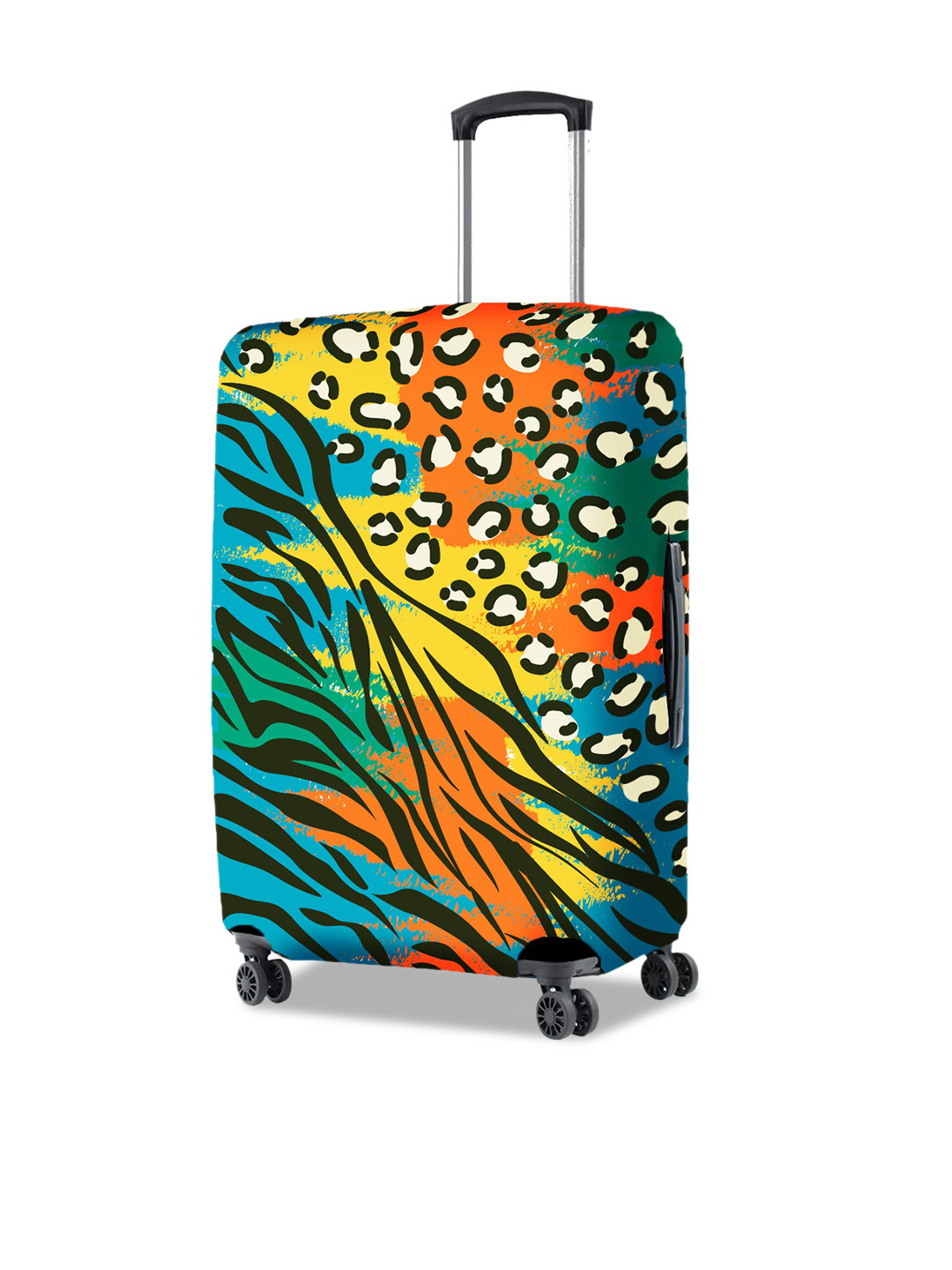 Nasher Miles African Design Printed Luggage Cover