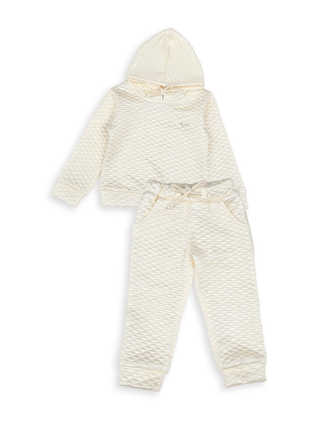 Actuel Girls Self Design  Swetshirt With Joggers