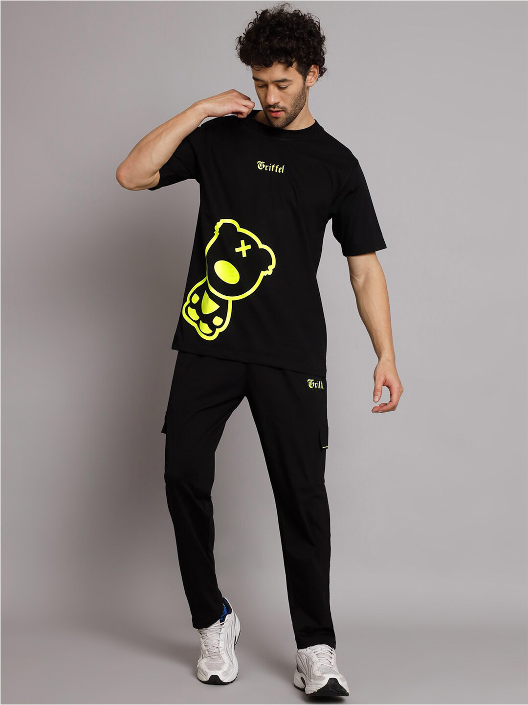 GRIFFEL Graphic Printed Pure Cotton Tracksuits