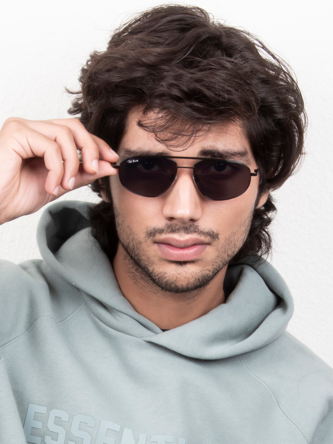 Ted Smith Full Rim Aviator Sunglasses with UV Protected Lens TREXY_C4