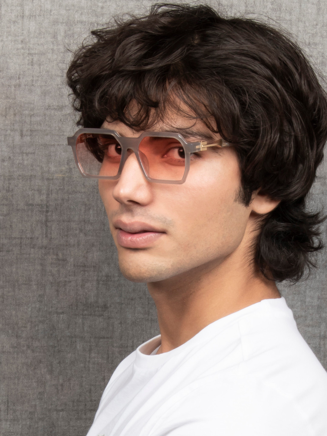 Ted Smith Square Sunglasses with UV Protected Lens TRUMP 2_C3