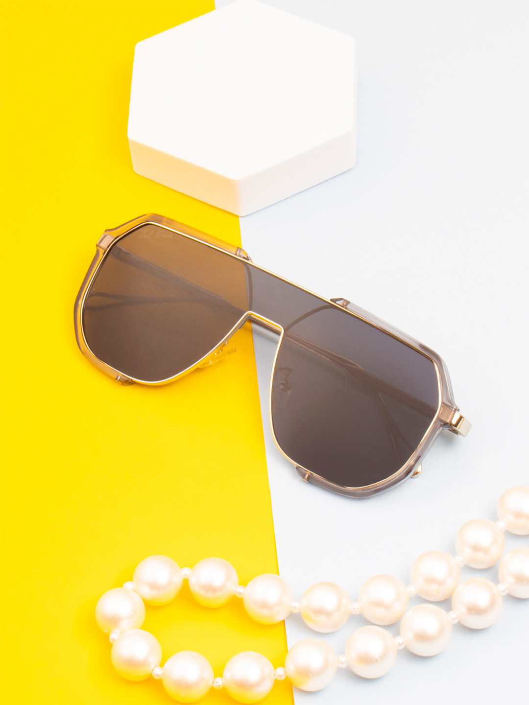 Ted Smith Lens & Oversized Sunglasses With UV Protected Lens PERTH 2_C2