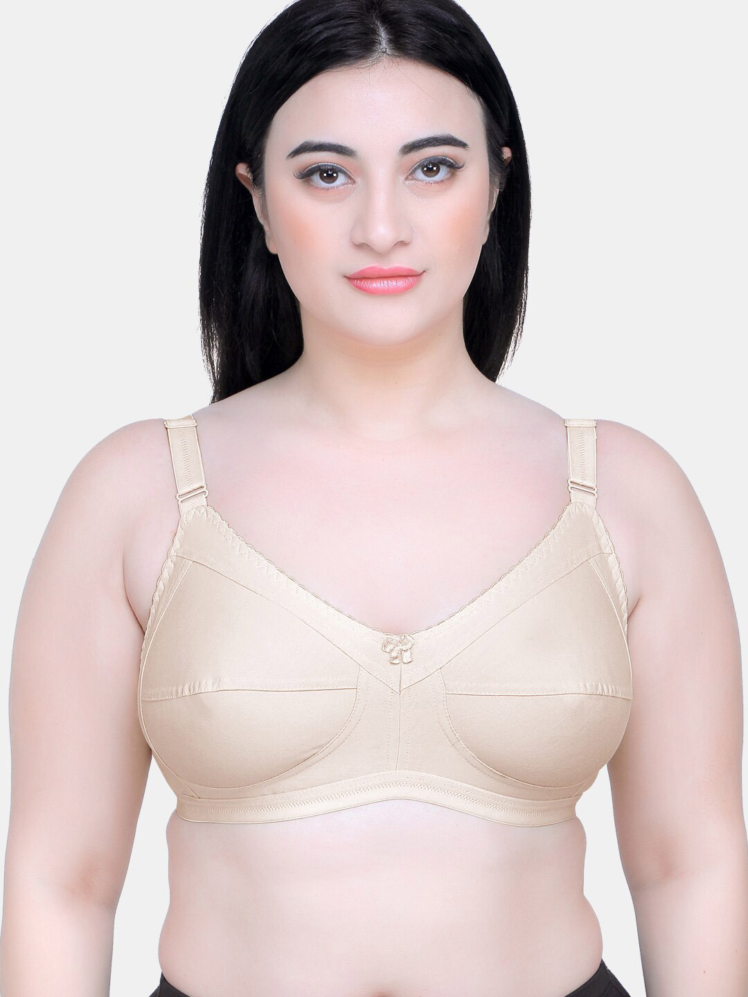 MAROON All Day Comfort Non Padded Full Coverage Cotton Everyday Bra