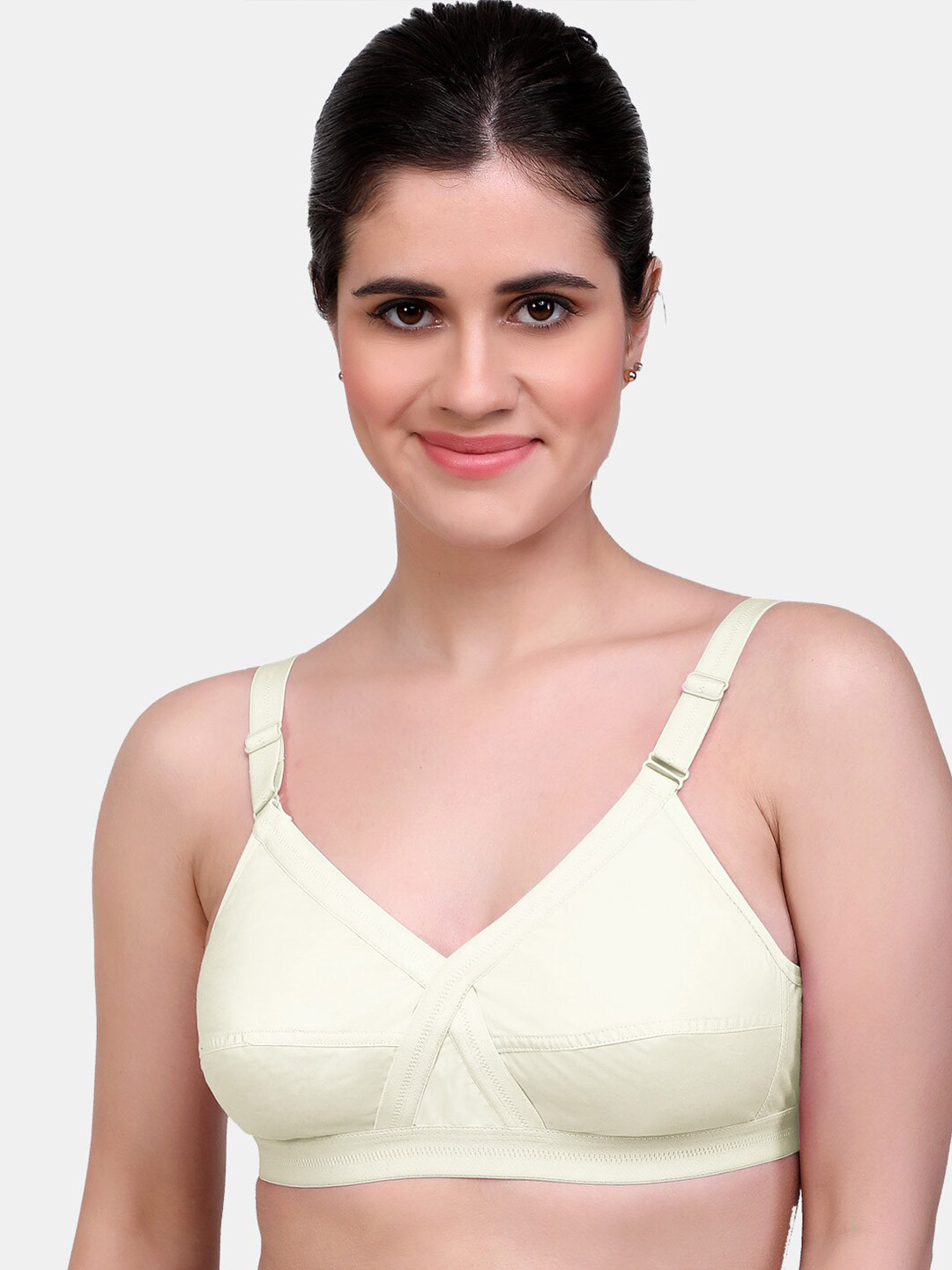 MAROON Full Coverage All Day Comfort Supper Support Pure Cotton Minimizer Bra