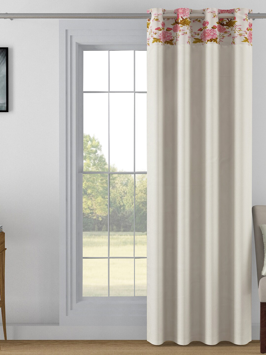 Swayam PNP Blackout Ethnic Motif 100% Blackout Long Door Curtain 9 ft