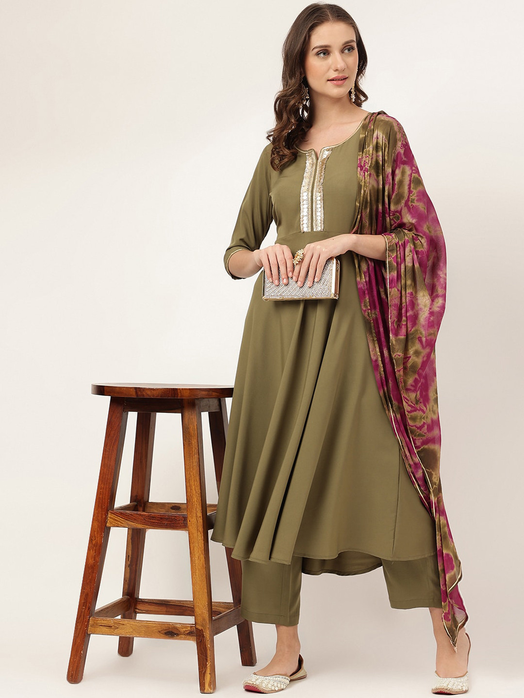 FIORRA Kurta & Trouser With Dupatta