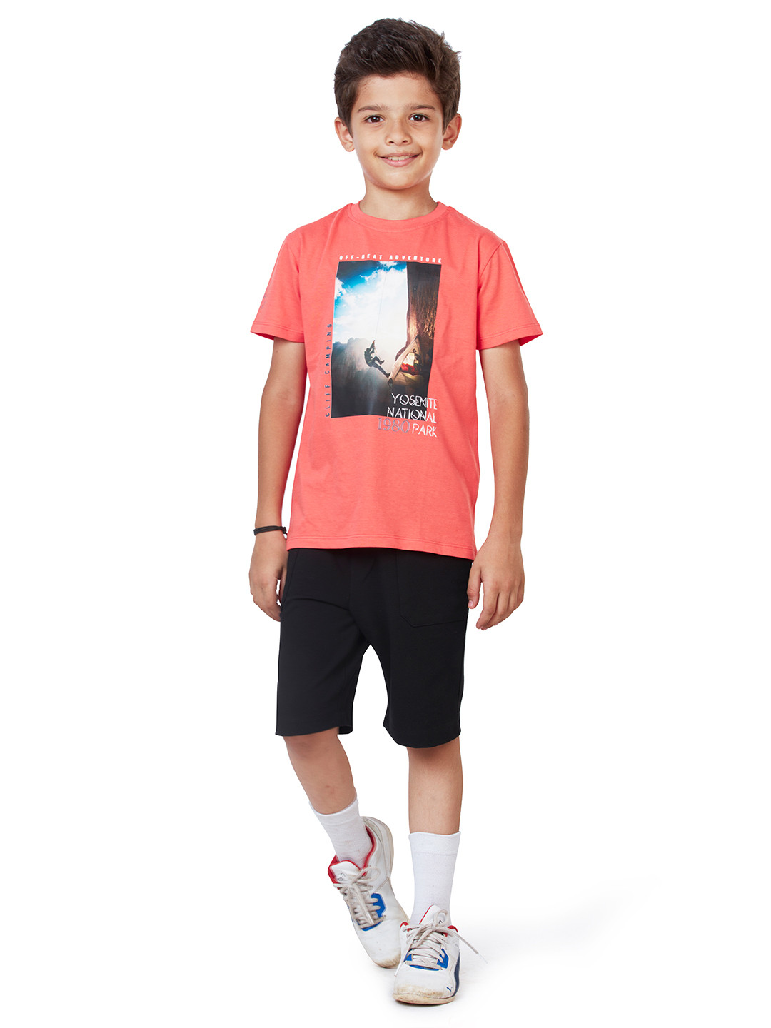 My Milestones Boys High-Rise Casual Shorts