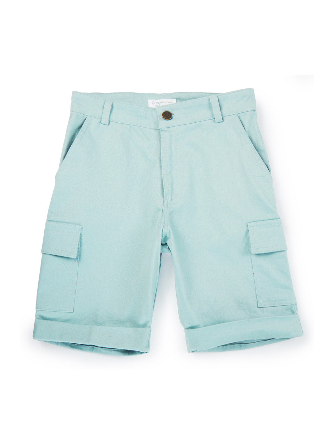My Milestones Boys Cotton Cargo Shorts