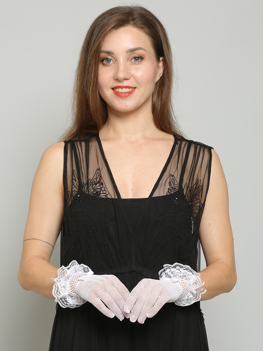 COLOR STYLE Women Self Design Gloves