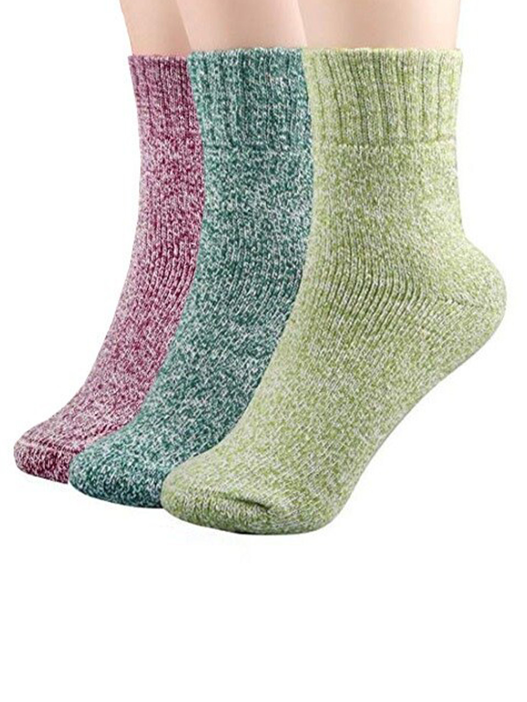 Alexvyan Women Self Design Above Knee Winter Woolen Leg Warmer Socks