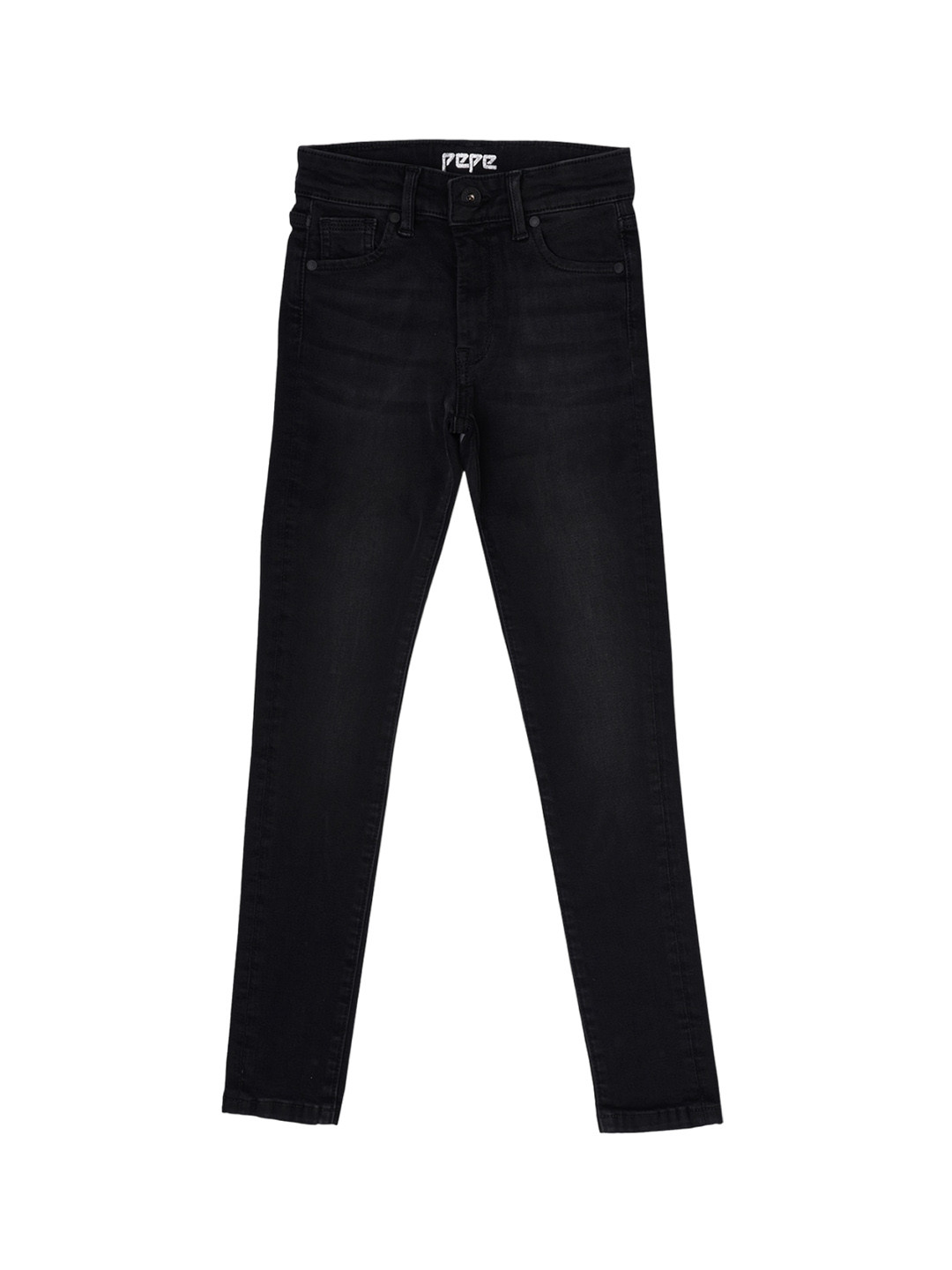 Pepe Jeans Girls Skinny Fit Mid-Rise Light Fade Stretchable Jeans