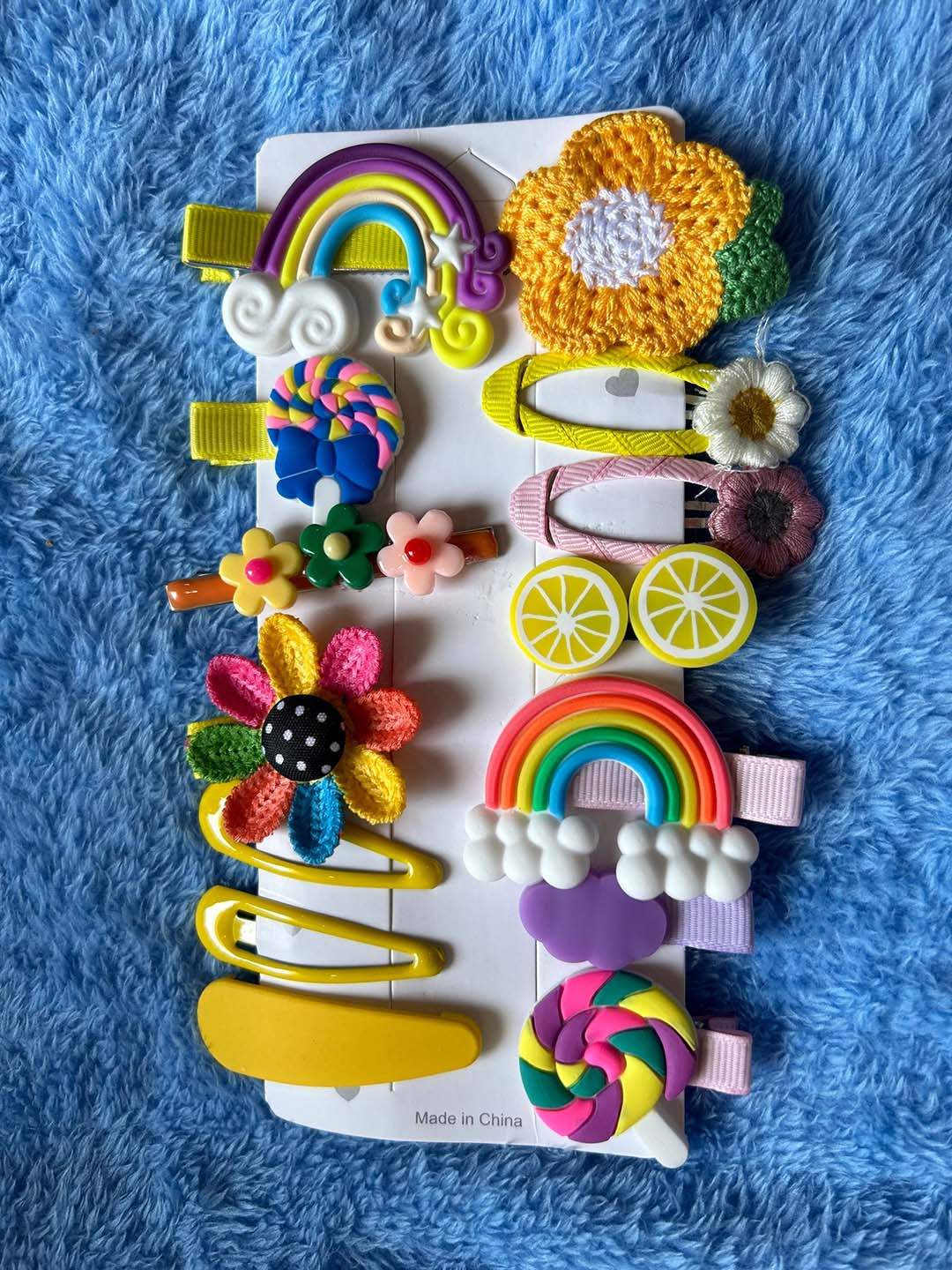 LYTIX Girls Set Of 14 Assorted Unicorn & Ice Cream Alligator Hair Clips