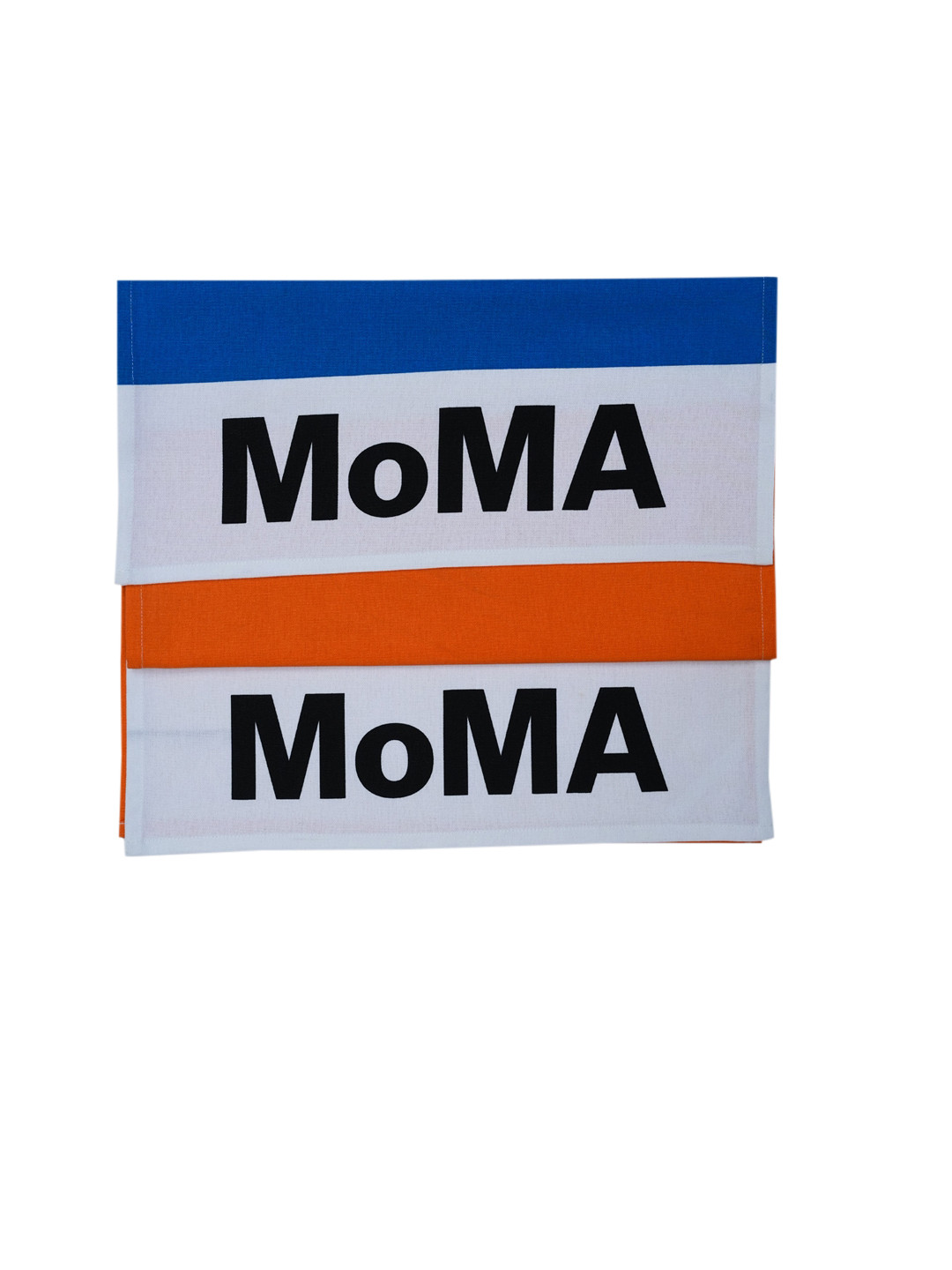Ariana Orange & White 2 Pieces Printed Cotton Kitchen Towels