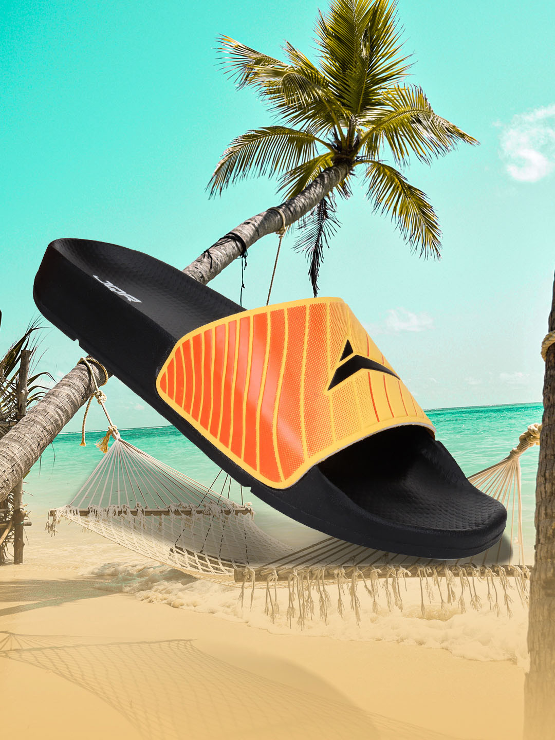 JQR Men BOLD Striped Sliders