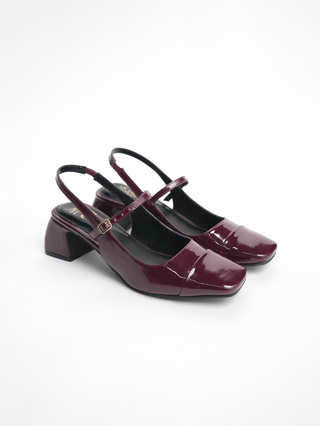 Theater Square Toe Block Heel Mules - Heels for Women 23487448 | Myntra