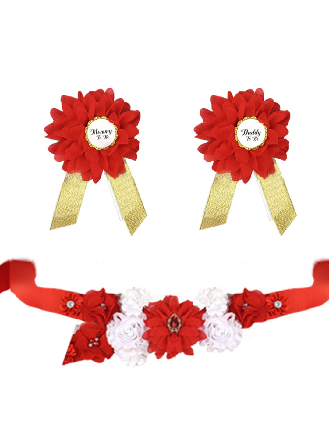 Babymoon Set Of 3 Baby Shower Photography Props Maternity Belt