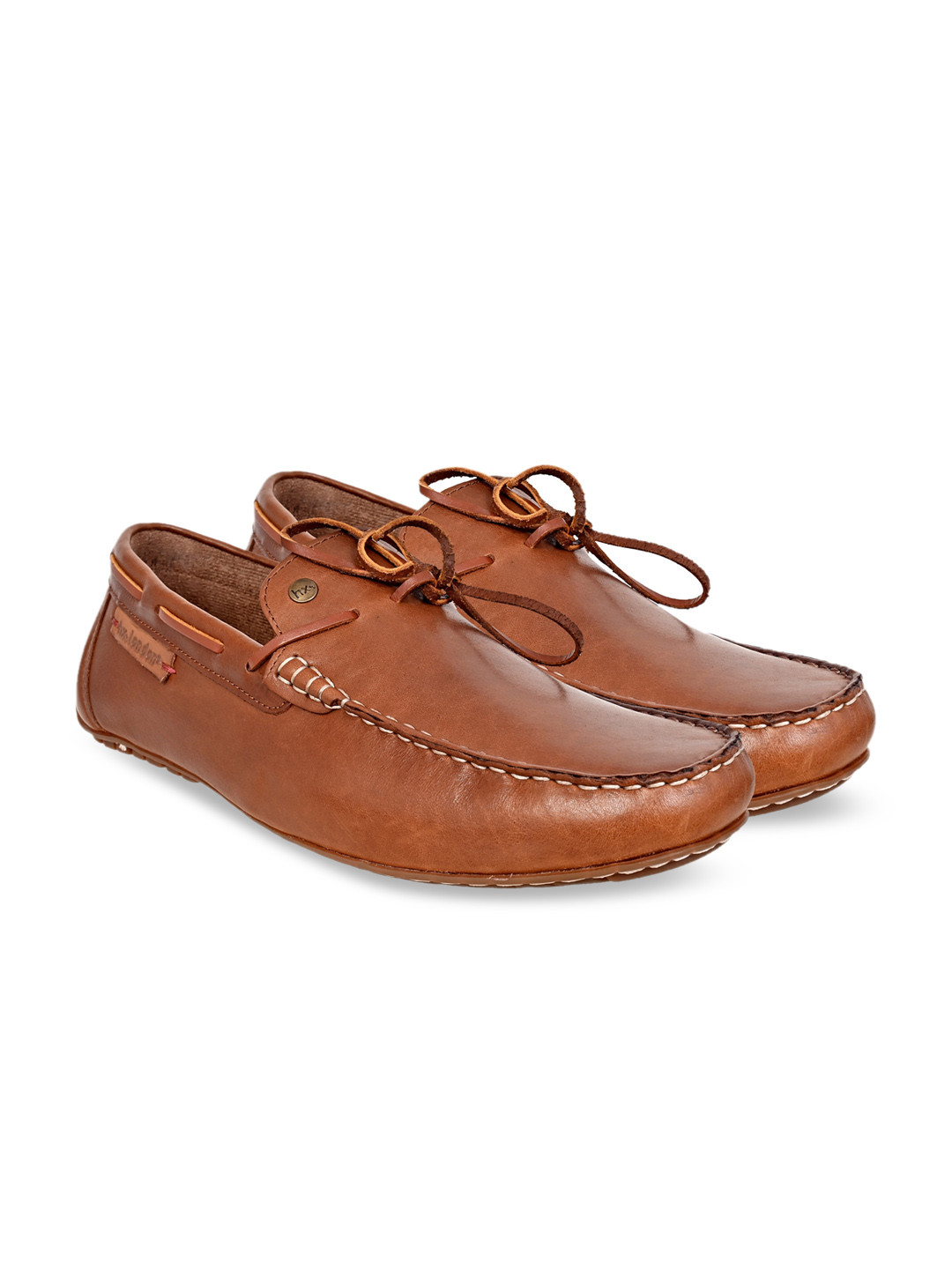 HX London Men Lightweight Comfort Insole Leather Driving Shoes