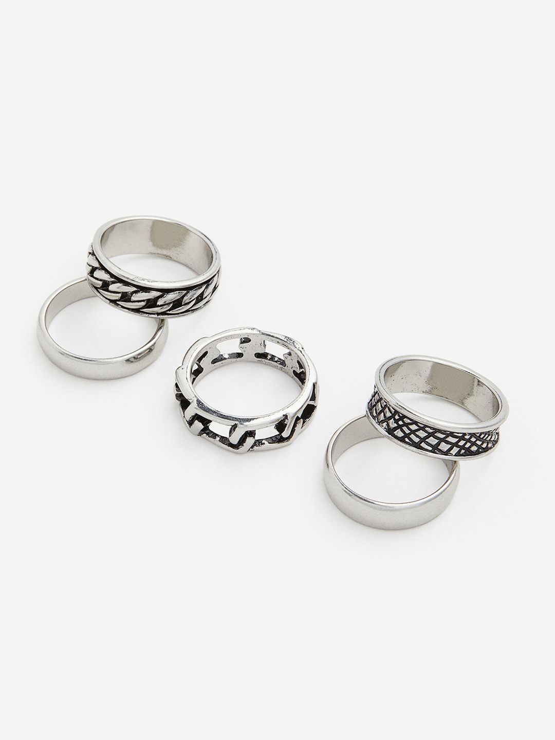 Buy H&M Men 5 Pack Rings - Ring for Men 23498870 | Myntra
