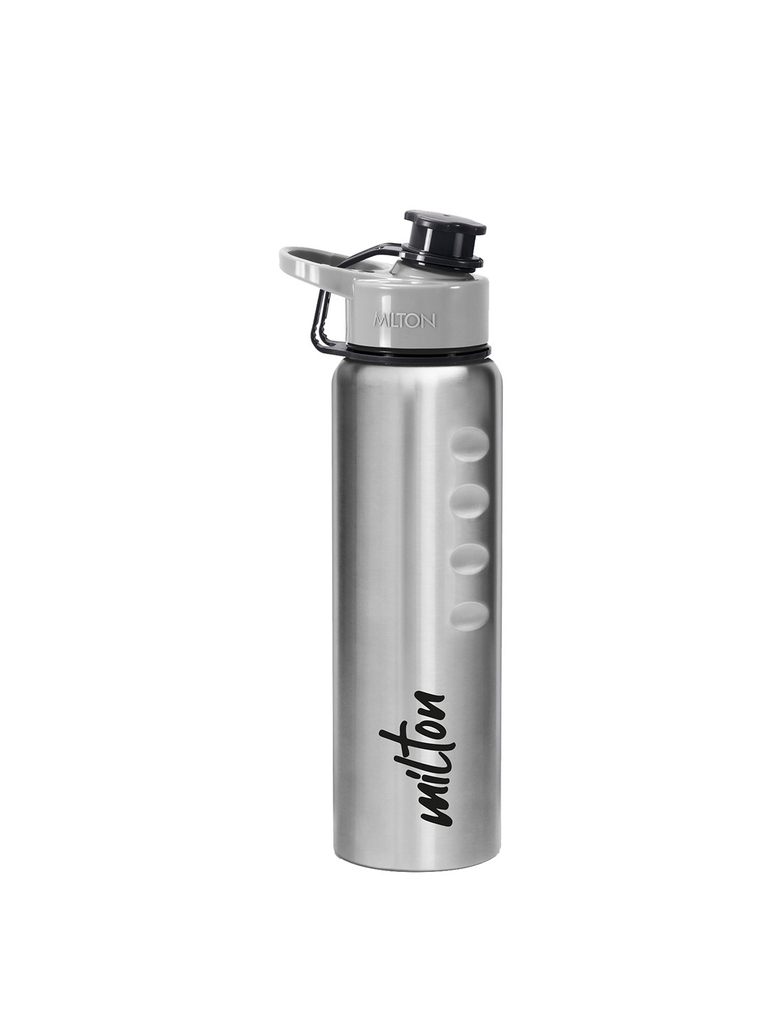 Milton Gripper 1000 Silver Stainless Steel Spill Proof Water Bottle - 920 ML