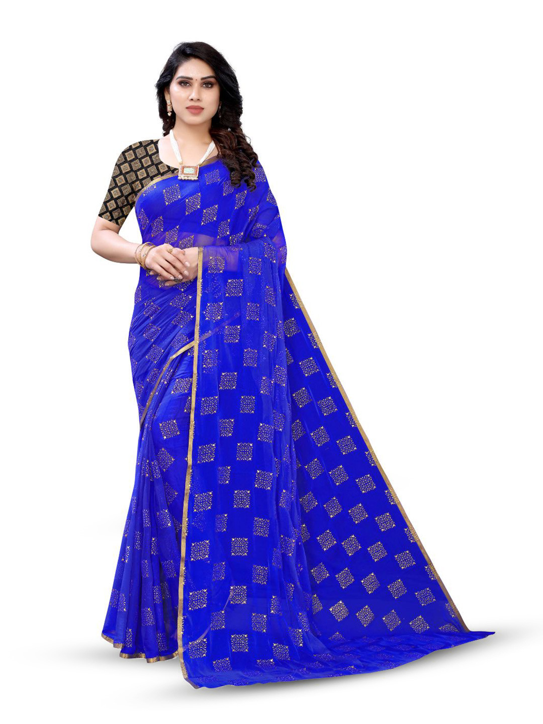 FABMORA Ethnic Motifs Saree