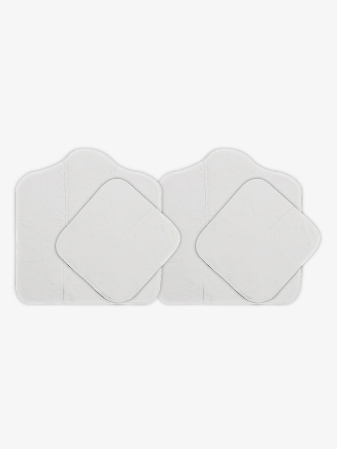 Snugkins Infants Set Of 2 Prefold Pad & Pad Inserts For Cloth Diapers