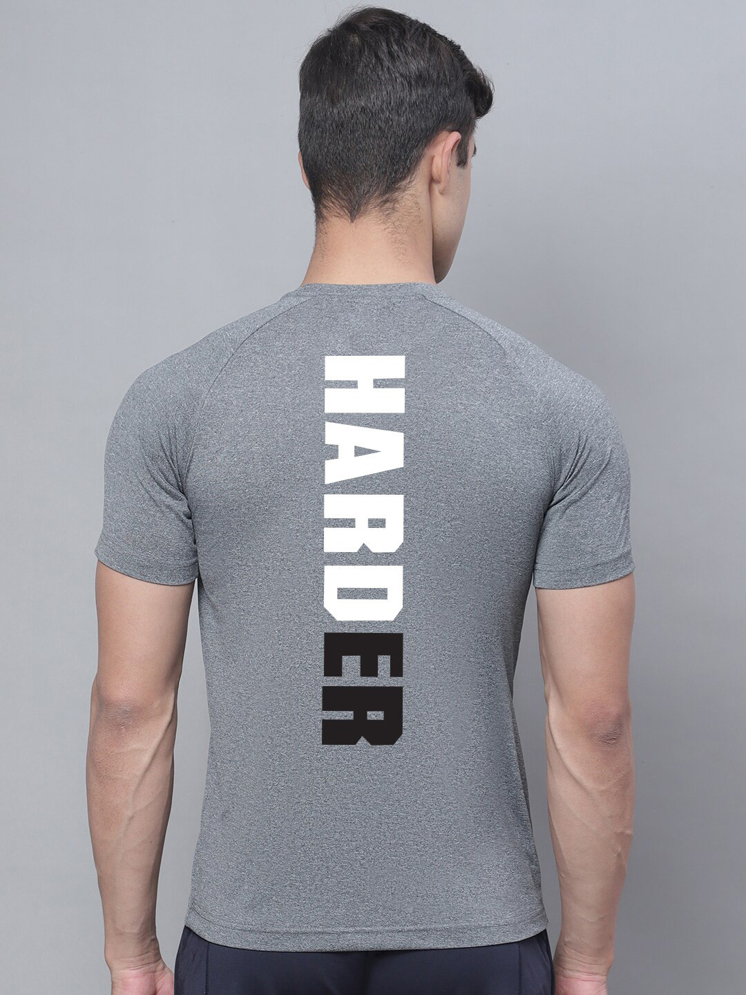 Friskers Typography Printed Dry Fit Sport T-shirt