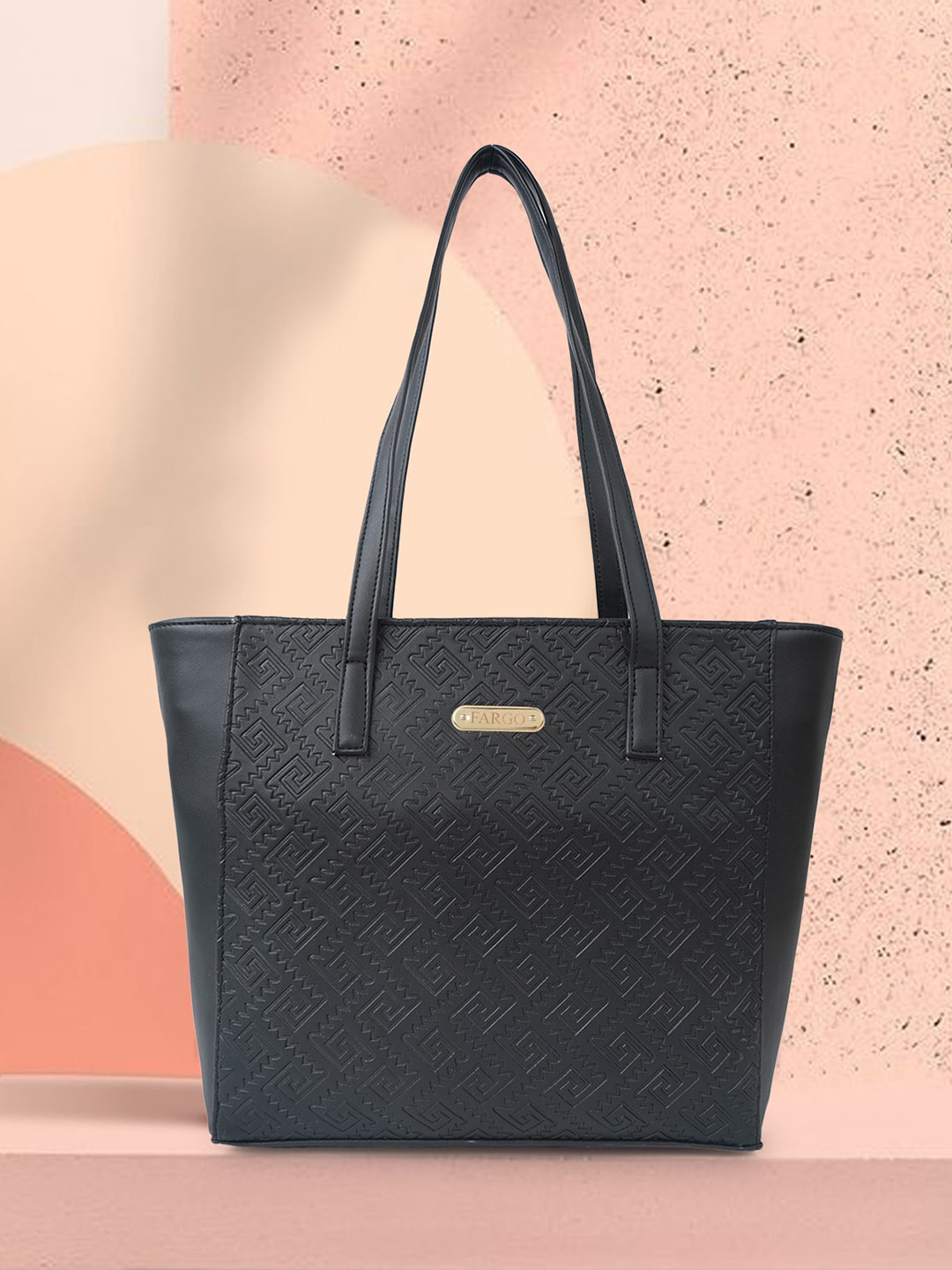 FARGO Textured Shopper Shoulder Bag