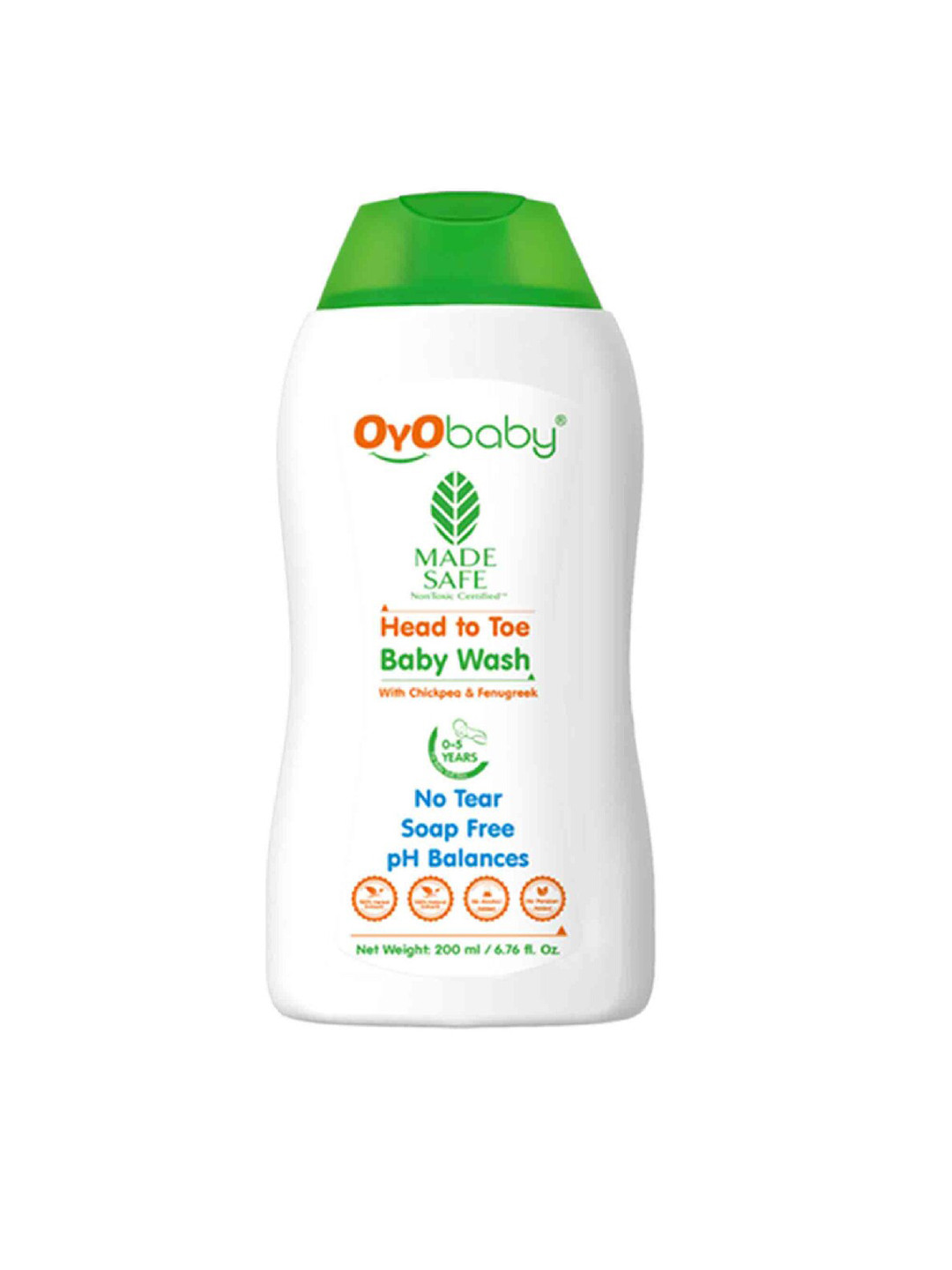 OyO Baby Kids Deeply Nourishing Sustainable Body Head-To-Toe- Wash 200ml