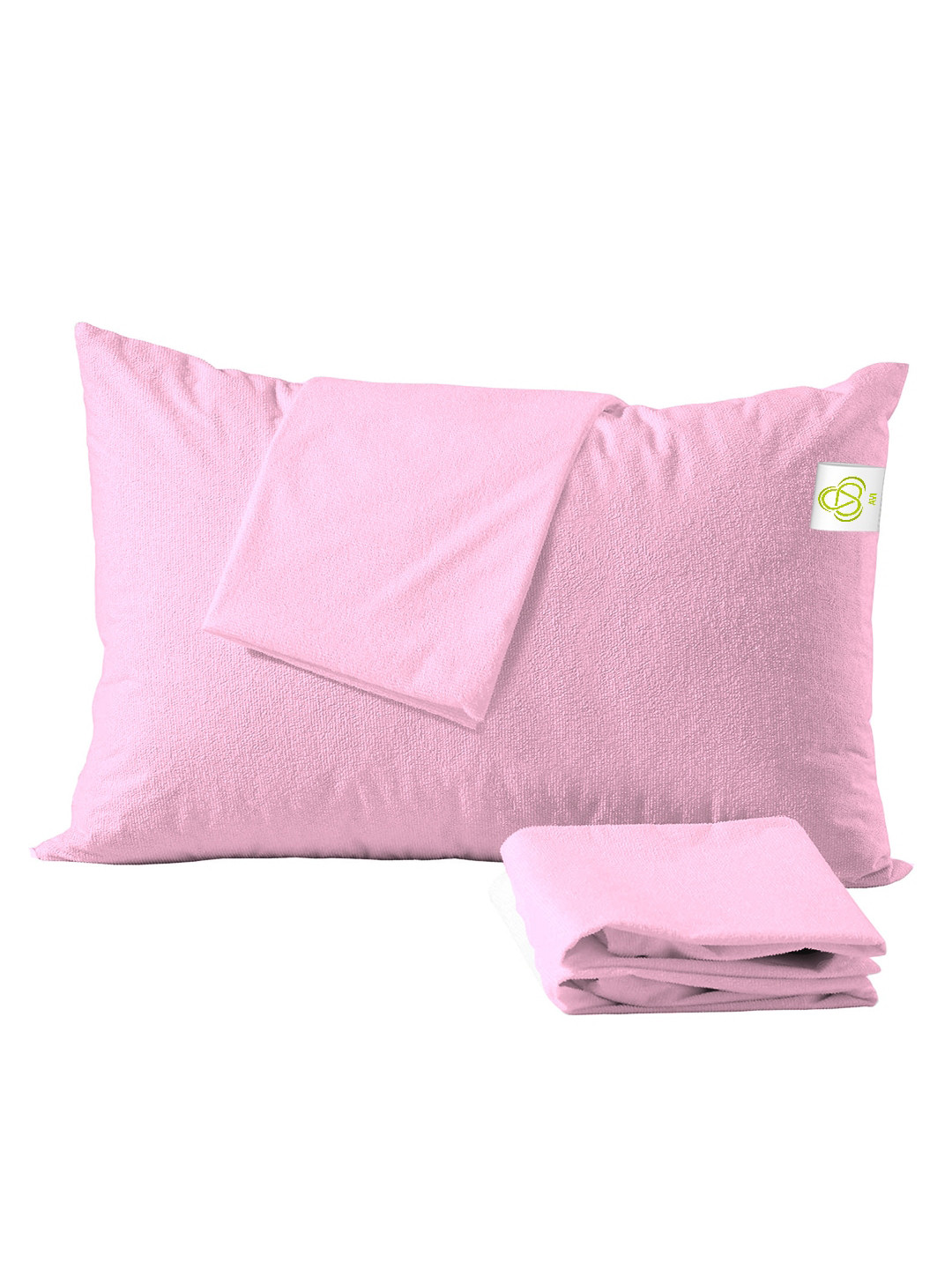 AVI 4 Pieces Pink Waterproof Terry Cotton Extra Large Pillow Protectors