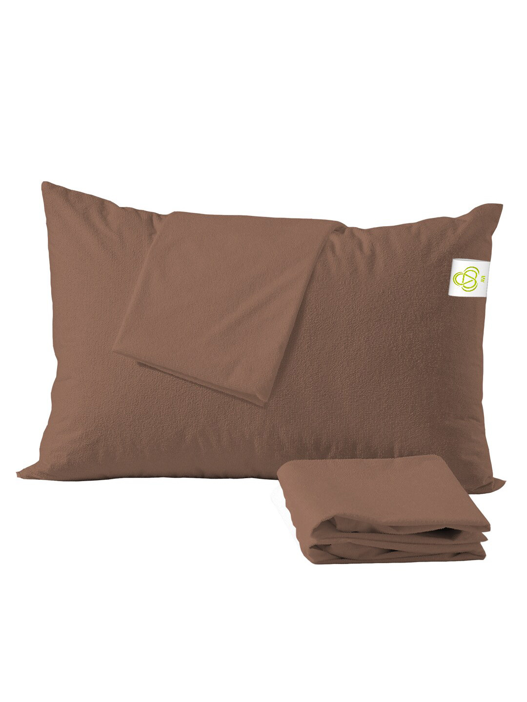 AVI Brown 2 Pieces Waterproof Pillow Protector