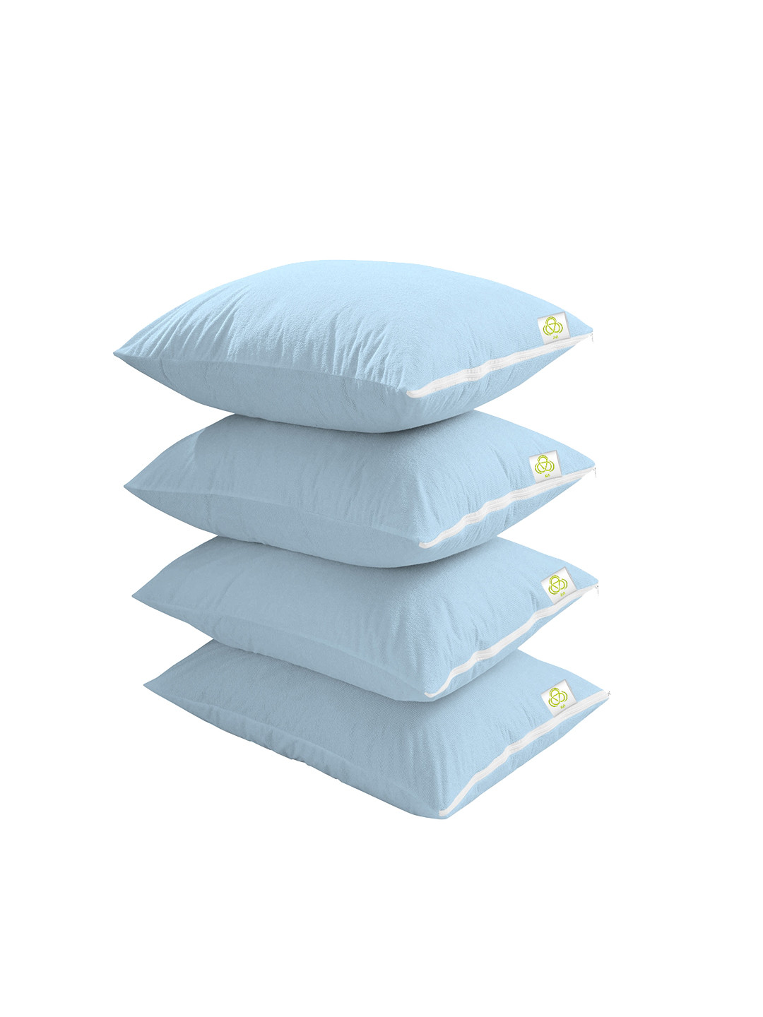 AVI Blue 4 Pieces Waterproof Large Pillow Protector