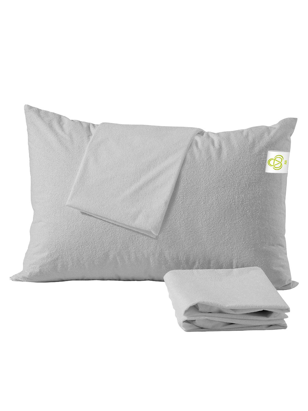 AVI Grey 2 Pieces Waterproof Large Pillow Protector