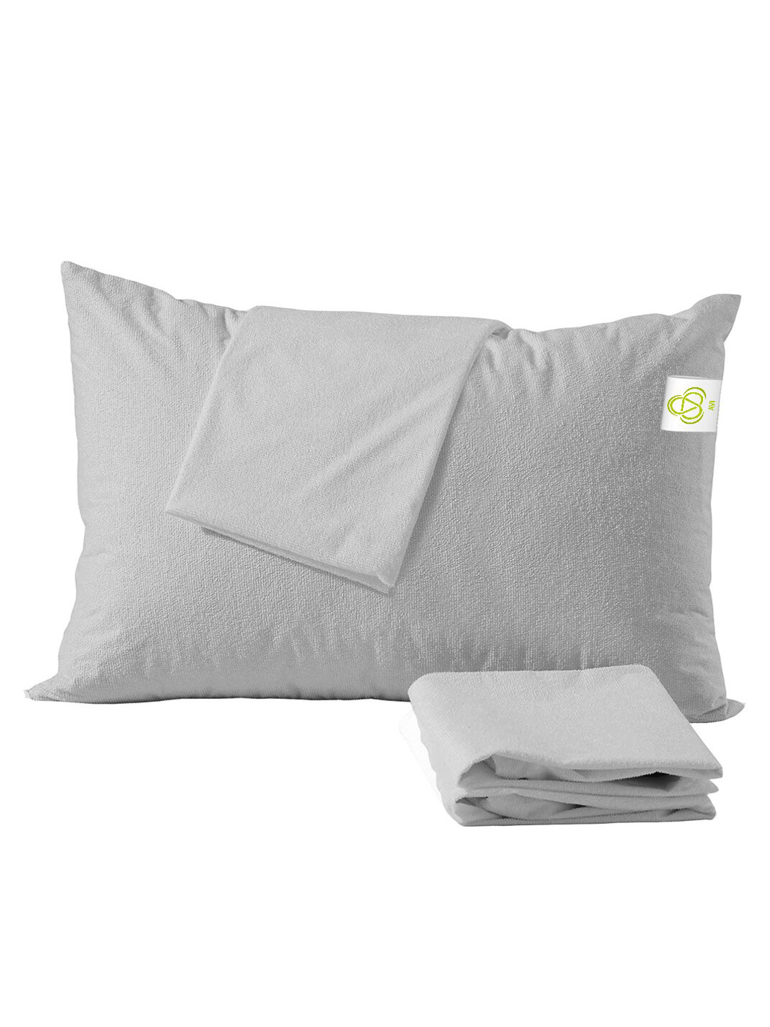 AVI Grey 2 Pieces Waterproof Small  Pillow Protector