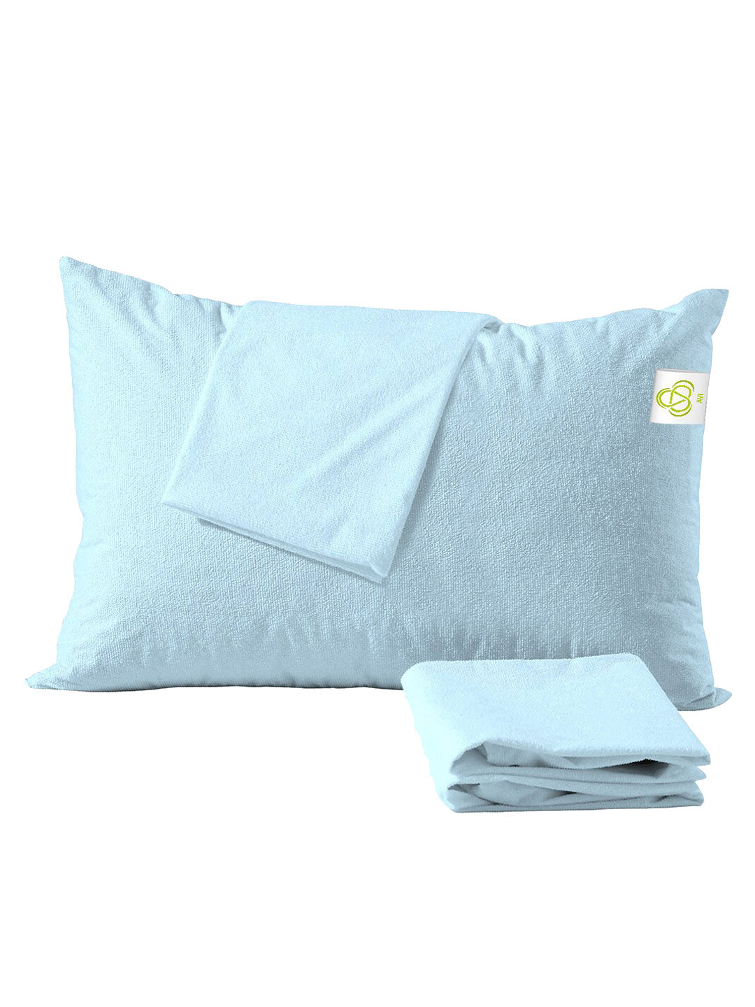 AVI Turquoise Blue 2 Pieces Waterproof Pillow Protector