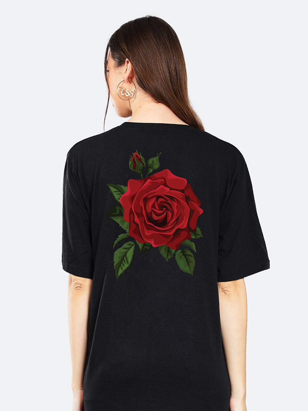 Mad Over Print Floral Printed Cotton Loose Fit T-shirt