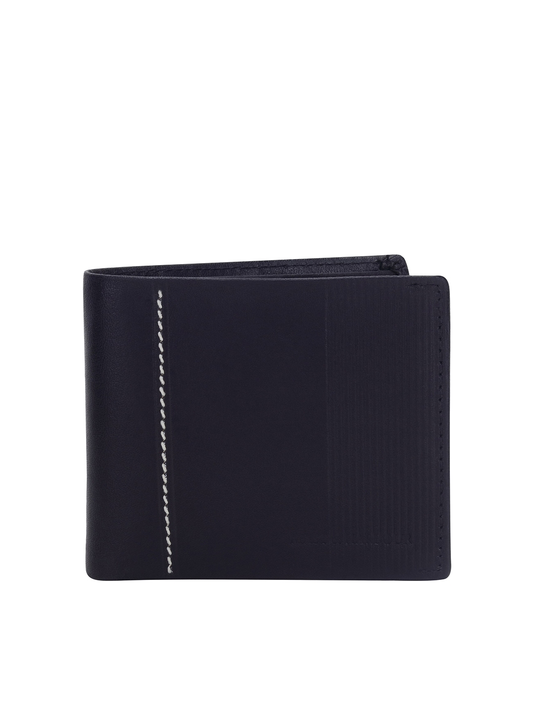 Arrow Men Black Leather Two Fold Wallet (Onesize) by Myntra