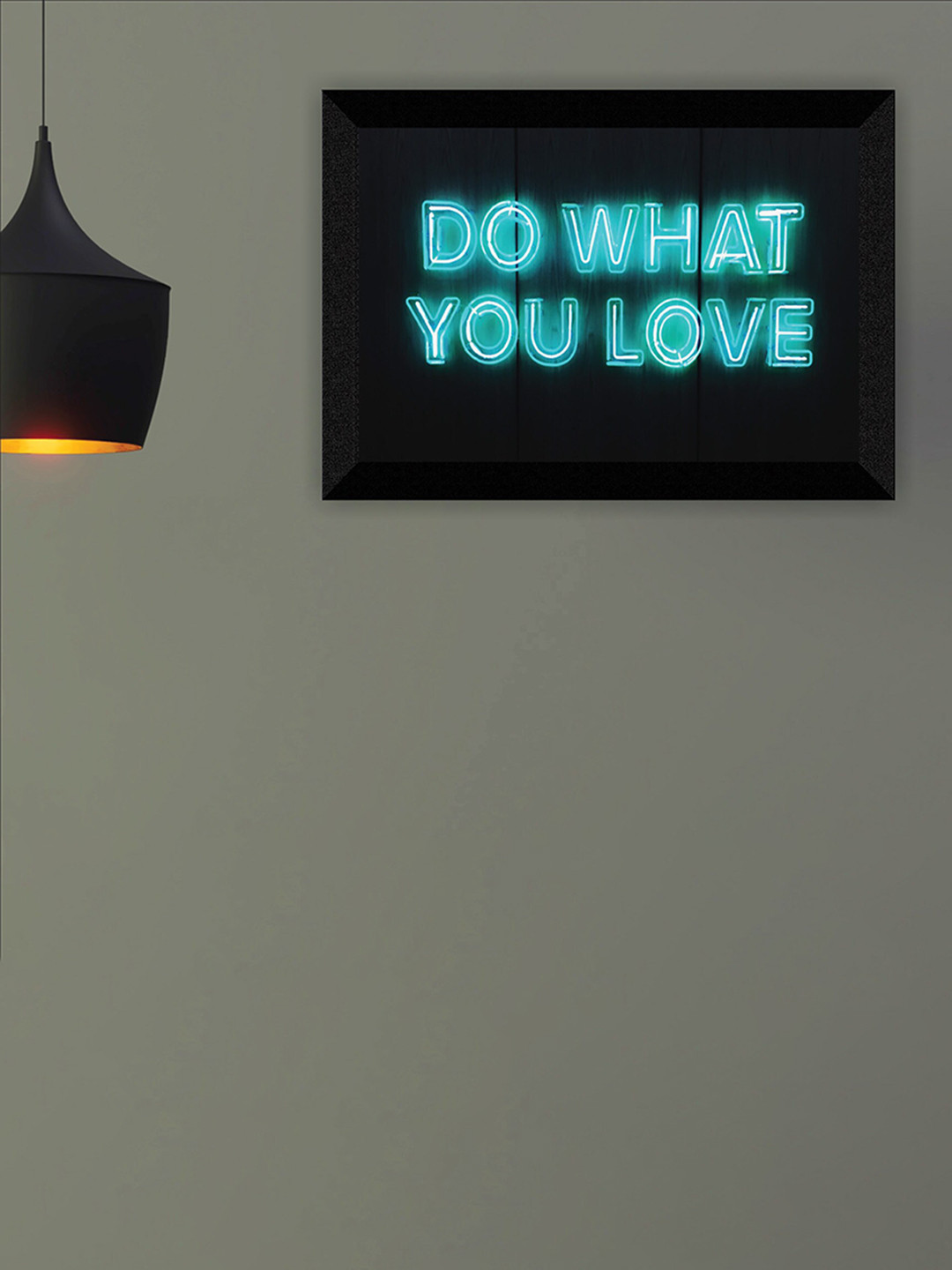 SAF Quotes Black Canvas Wall Kids Room Rectangle Potrait Paintings Wall Art -35.56 x 11In