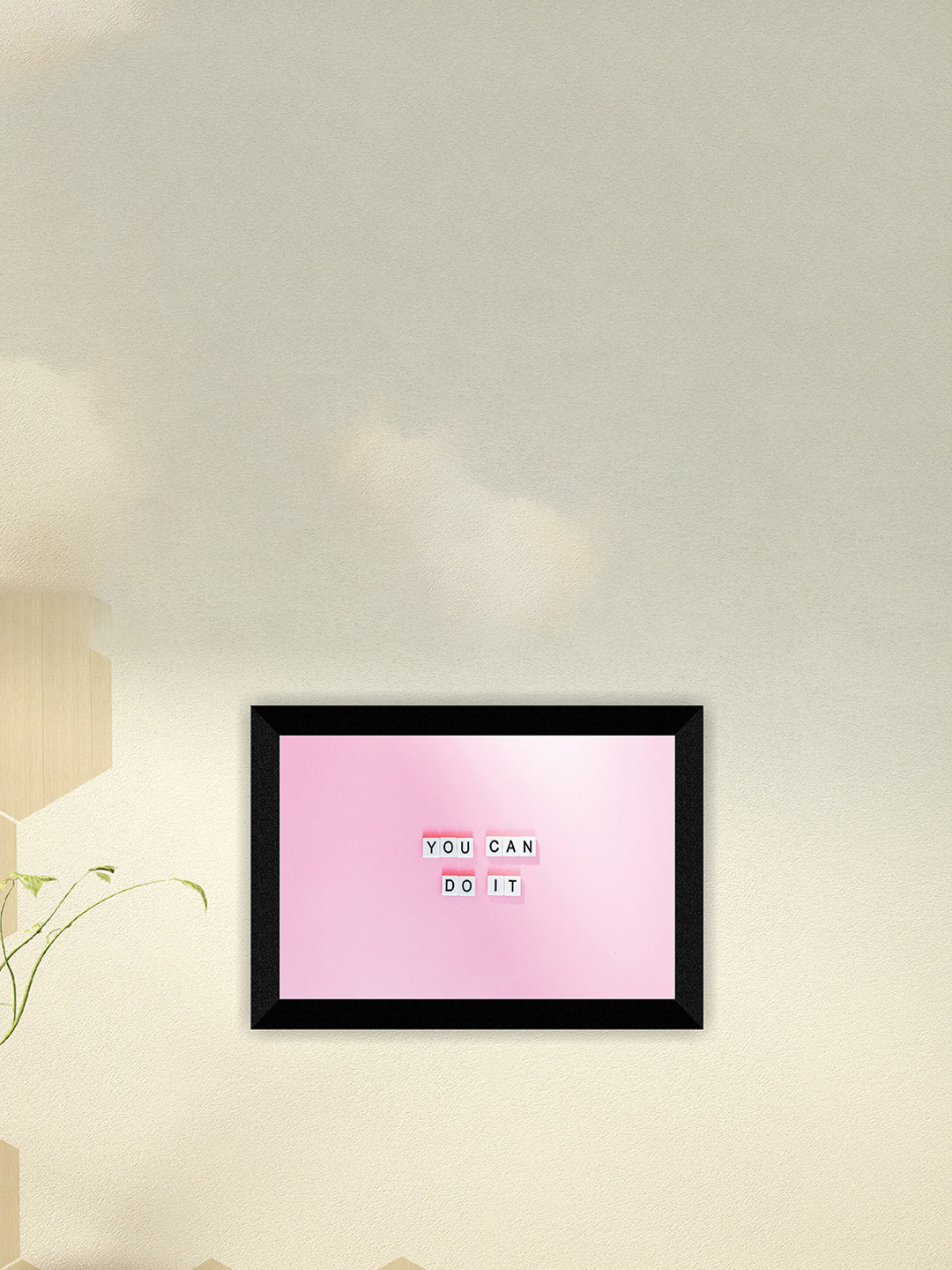 SAF Pink Motivational Quotes Printed Wall Art