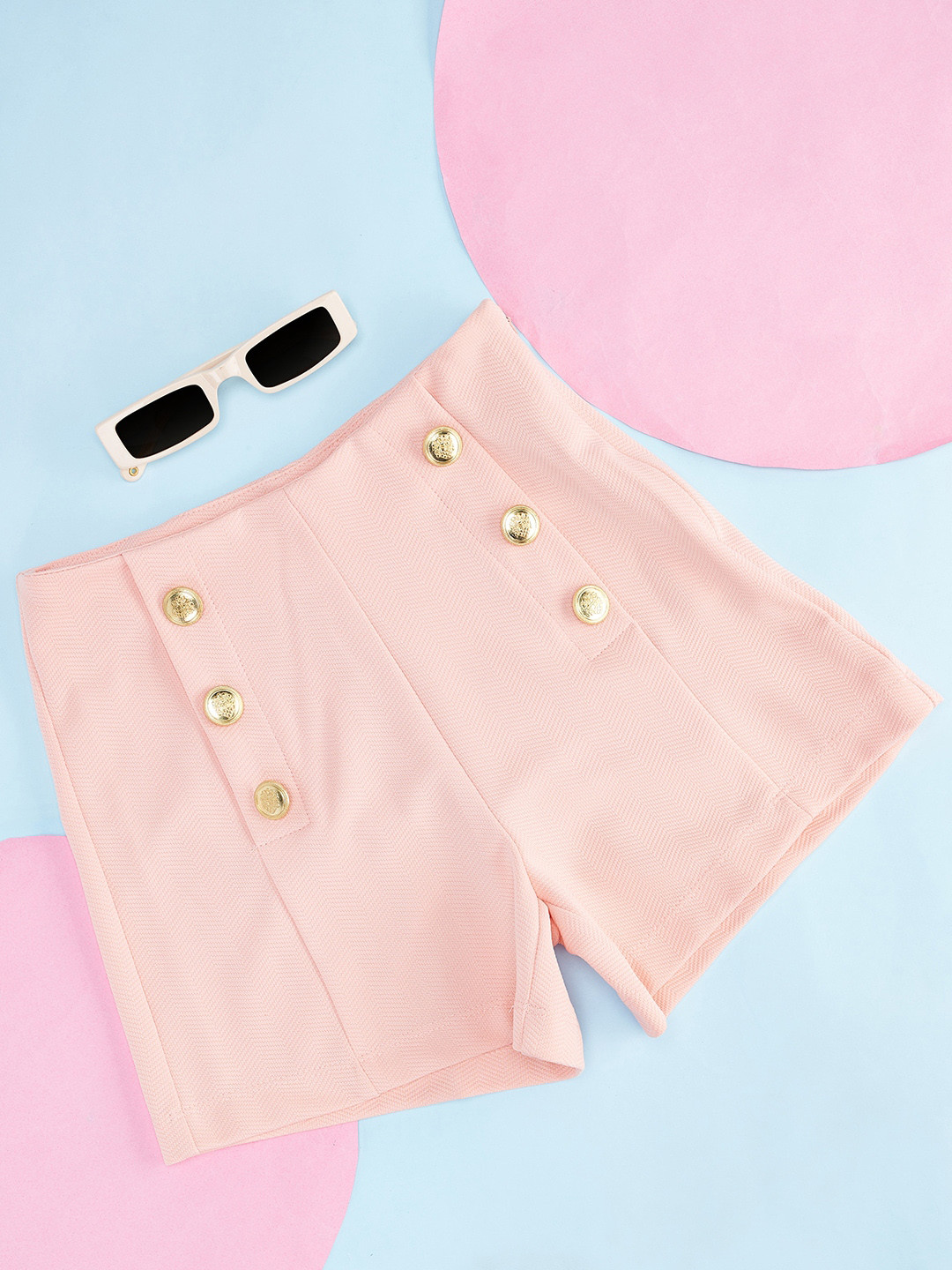 Pantaloons Junior Girls Slip-On Cotton Regular Shorts