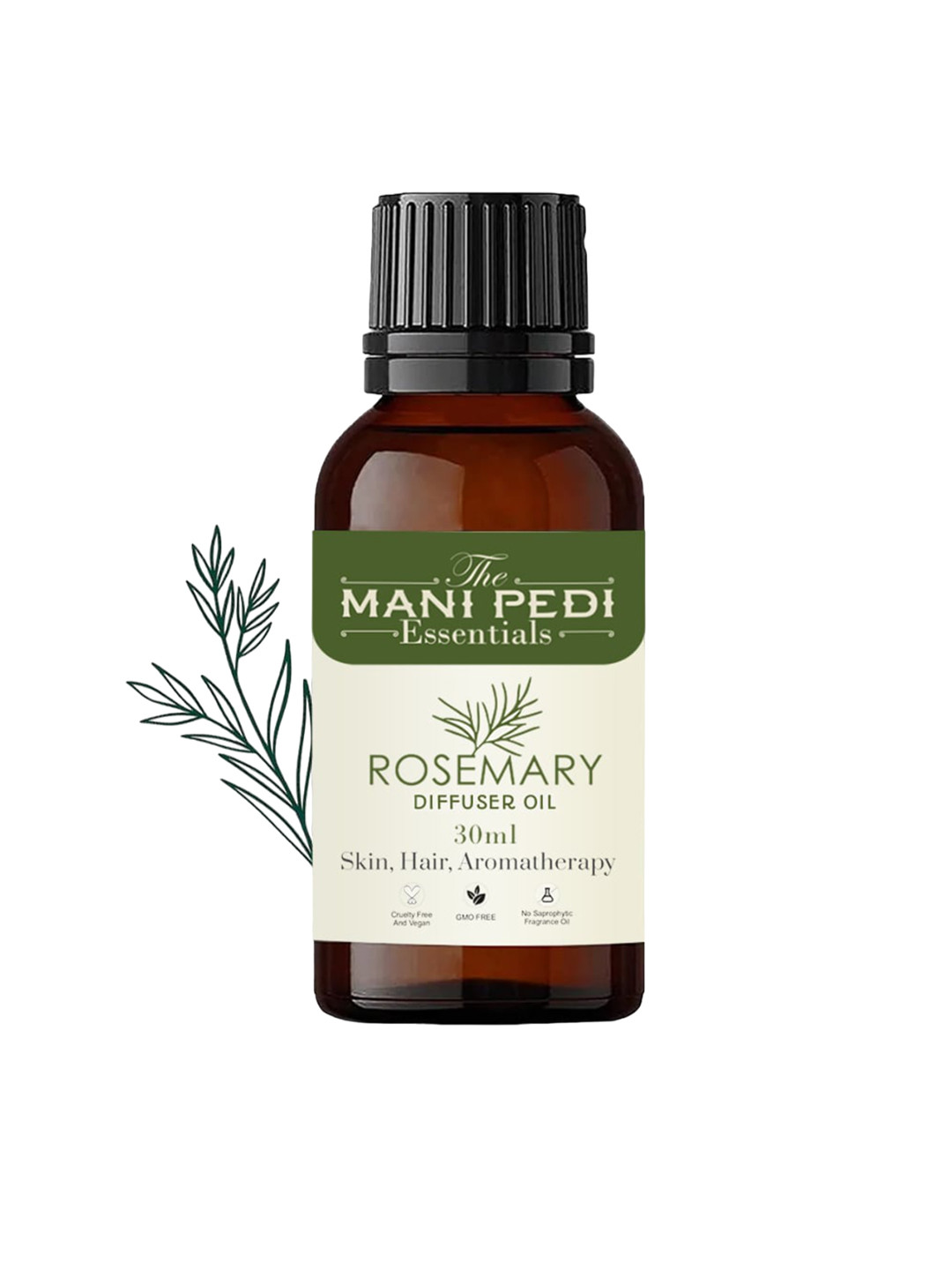 The Mani Pedi Essentials Rosemary 100% Pure and Natural Aroma Oil 30 ml