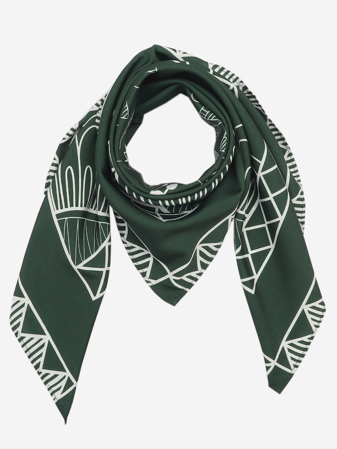 Beau Design Warli Art Printed Scarf