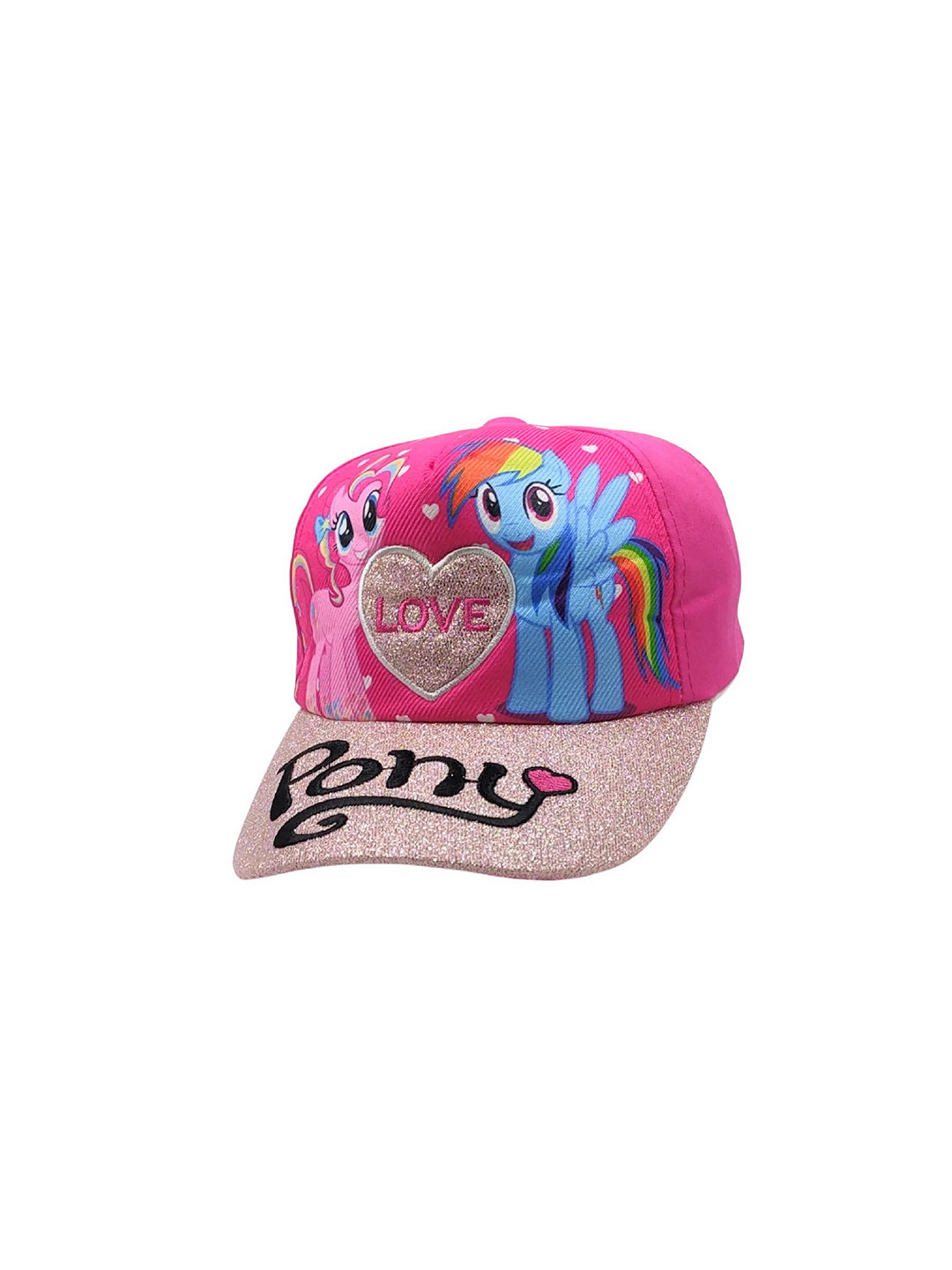Zacharias Kids Pony Printed Cotton Baseball Cap