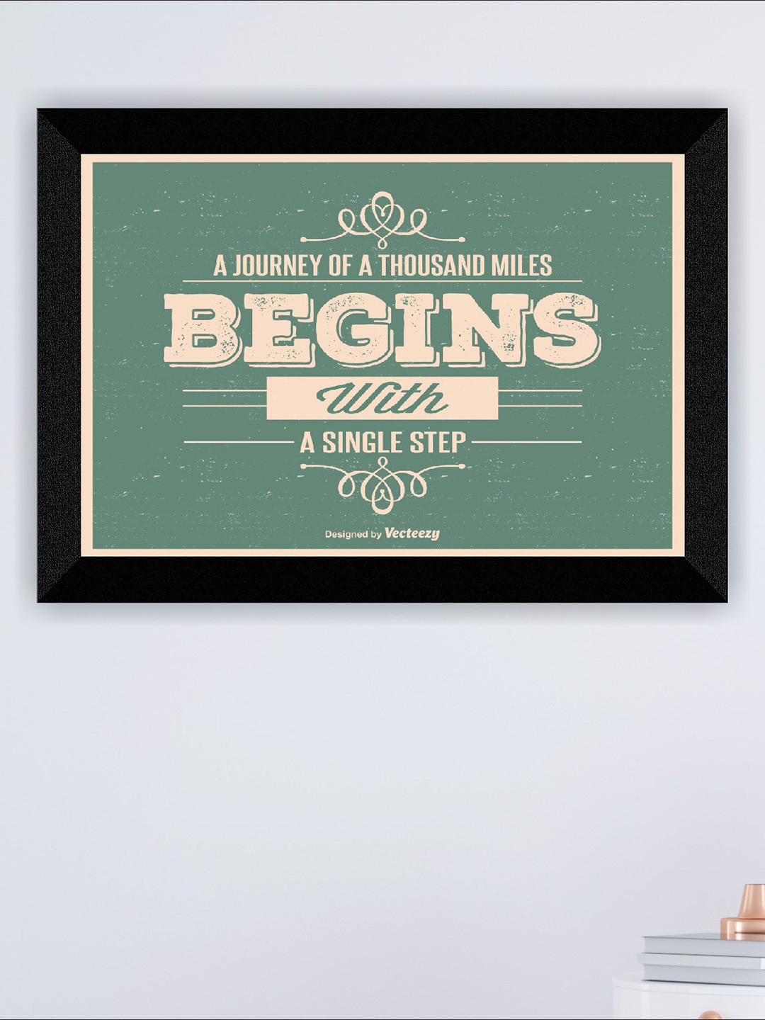 SAF Motivational Quotes Paper Wall Rectangle Paintings Wall Art - 11x 14 In