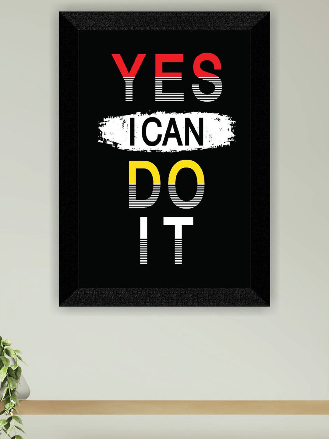 SAF Motivational Quotes Canvas Wall Rectangle Paintings Wall Art -11 x 14 In